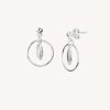 Pendientes Vidal & Vidal | Pendientes Colgantes Aro Con Hoja