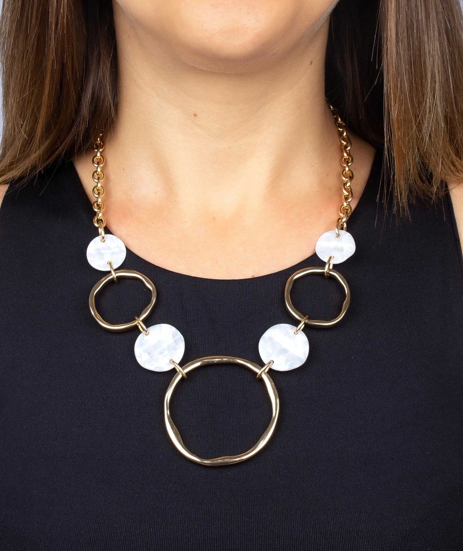 Collares Vidal & Vidal | Collar Eslabones Y Carey Crema