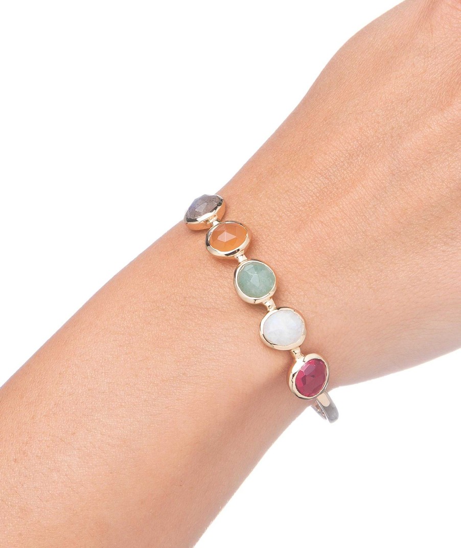 Pulseras Vidal & Vidal | Pulsera Brazalete Piedras Colores