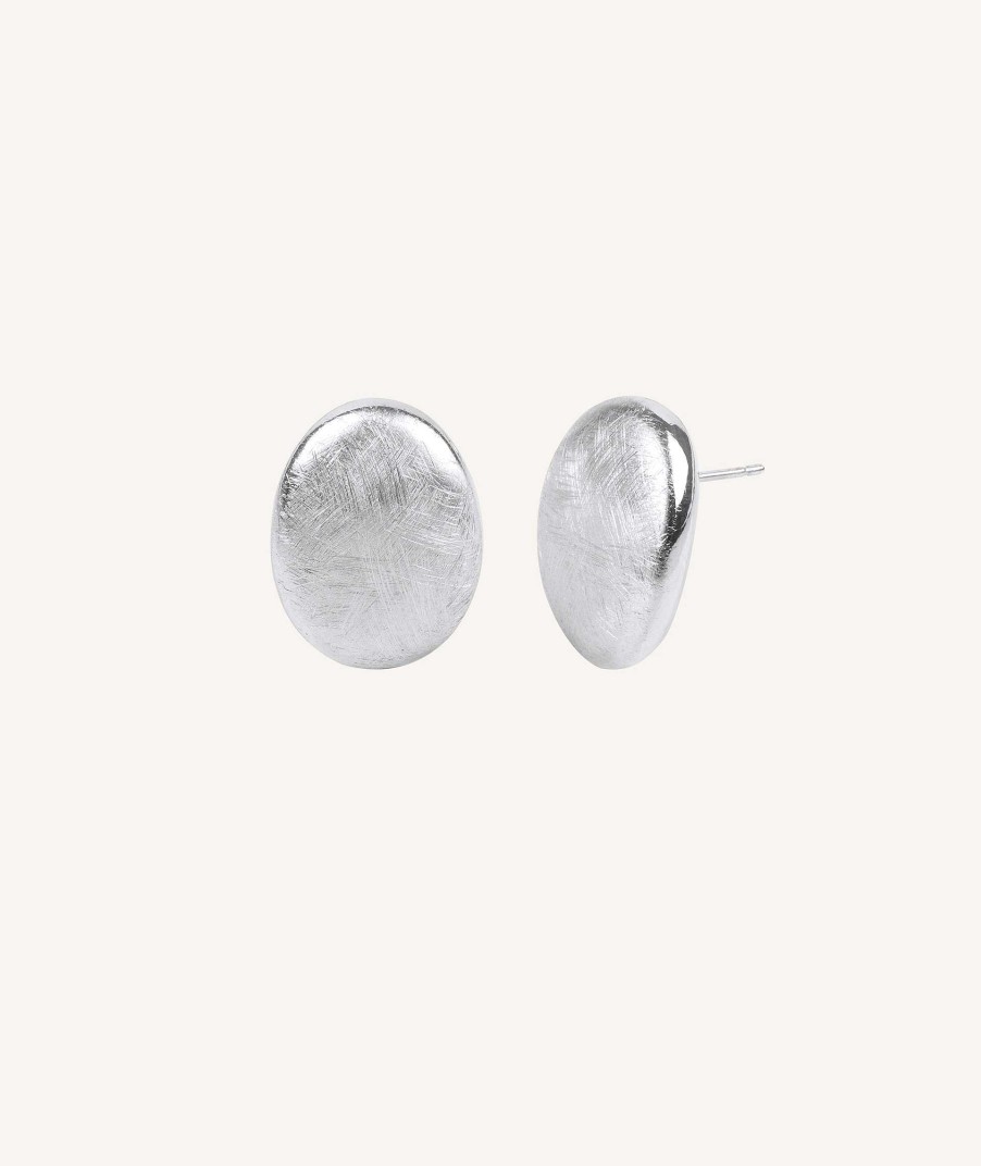 Pendientes Vidal & Vidal | Pendientes Ovalado Rayado