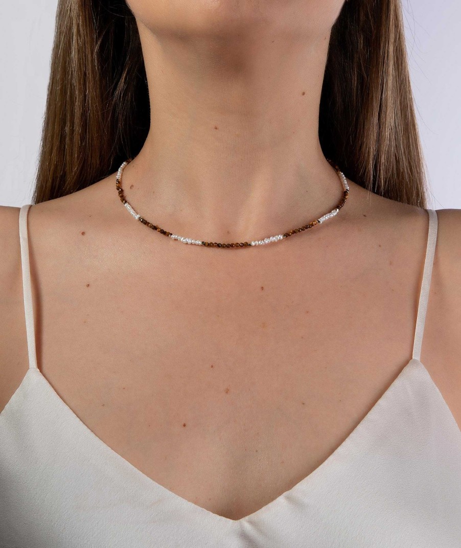 Collares Vidal & Vidal | Collar Piedras Marrones