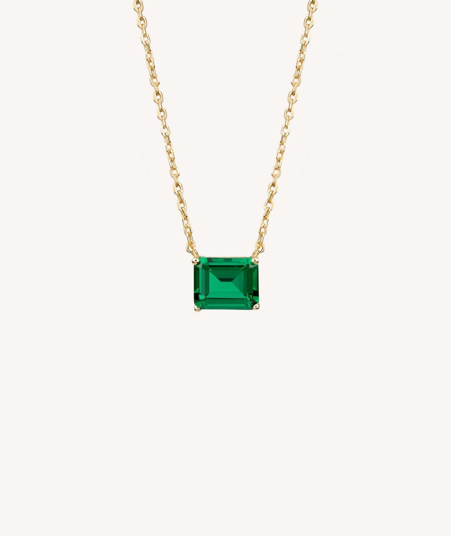 Collares Vidal & Vidal | Collar Rectangular Verde