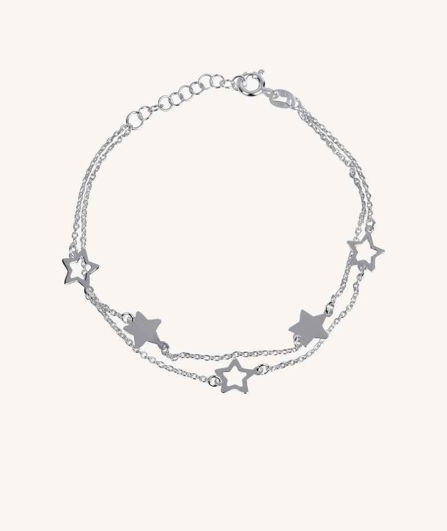 Pulseras Vidal & Vidal | Pulsera Dos Cadenas Estrellas