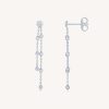 Pendientes Vidal & Vidal | Pendientes Doble Cadena Con Bolitas