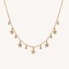 Collares Vidal & Vidal | Collar Estrellas Lisas Y Circonitas