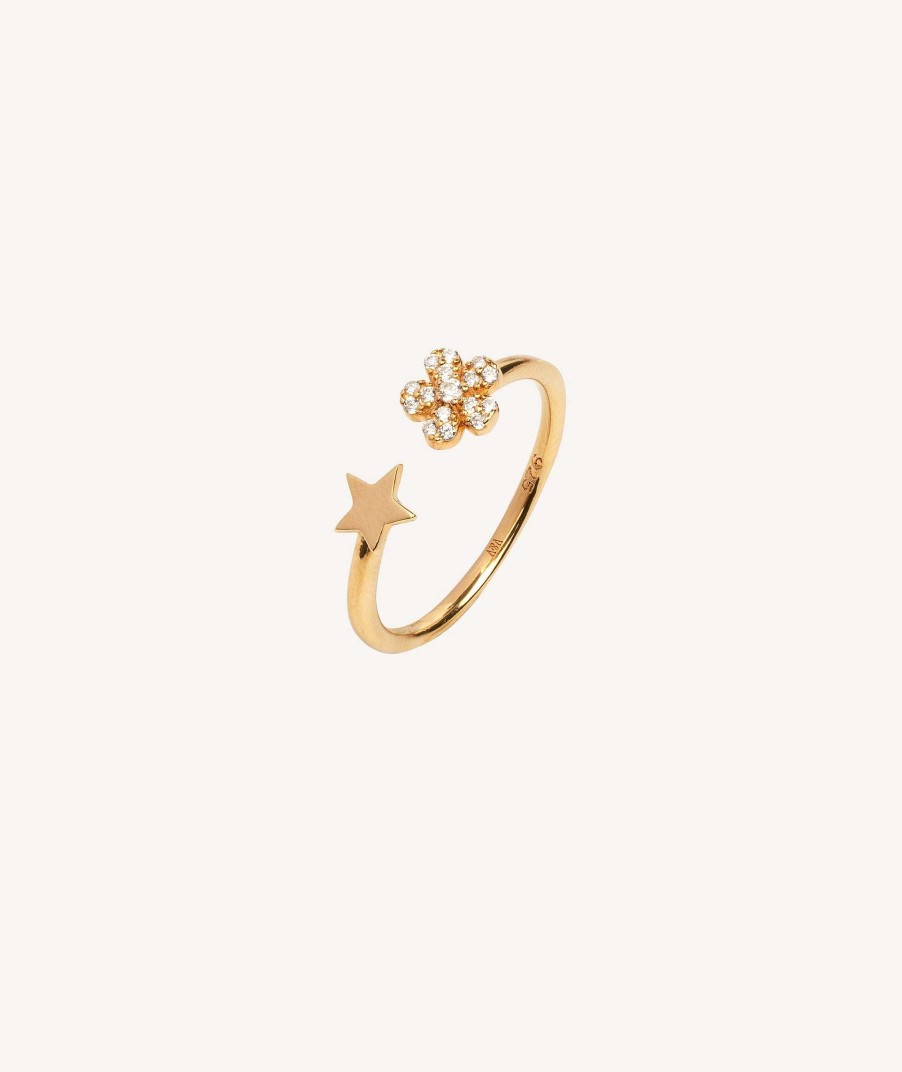 Anillos Vidal & Vidal | Anillo Estrella Flor Circonitas