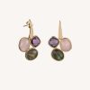 Pendientes Vidal & Vidal | Pendientes Semi-Largos Piedras Colores