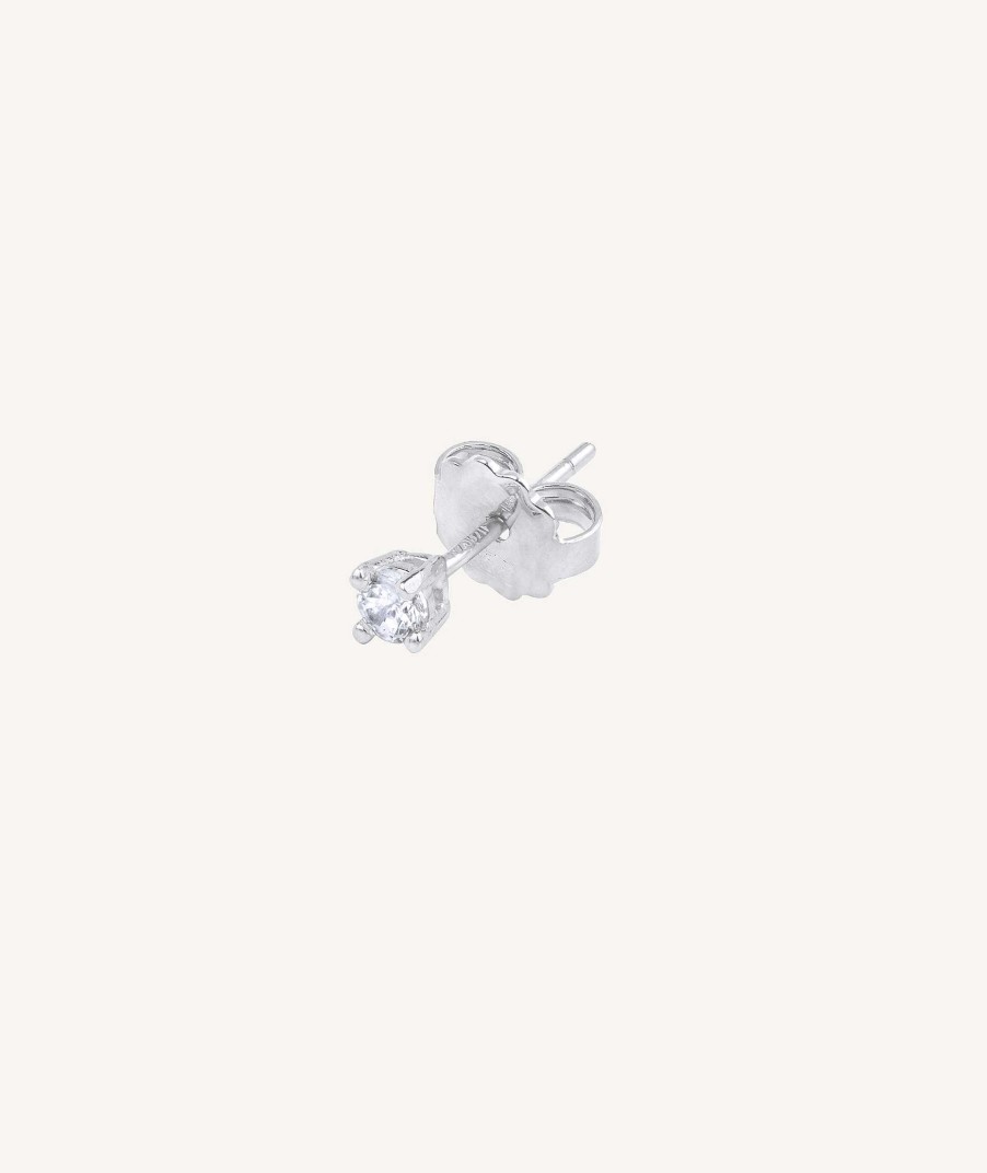 Pendientes Vidal & Vidal | Pendiente Individ Al Garra Circonita 3Mm