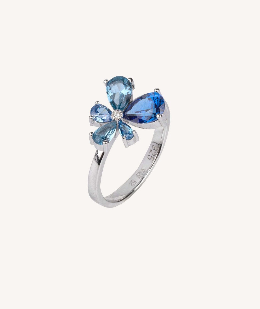 Anillos Vidal & Vidal | Anillo Circonitas Azul