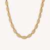 Collares Vidal & Vidal | Collar Chapado Oro 18 Kt Motivos Con Relieve