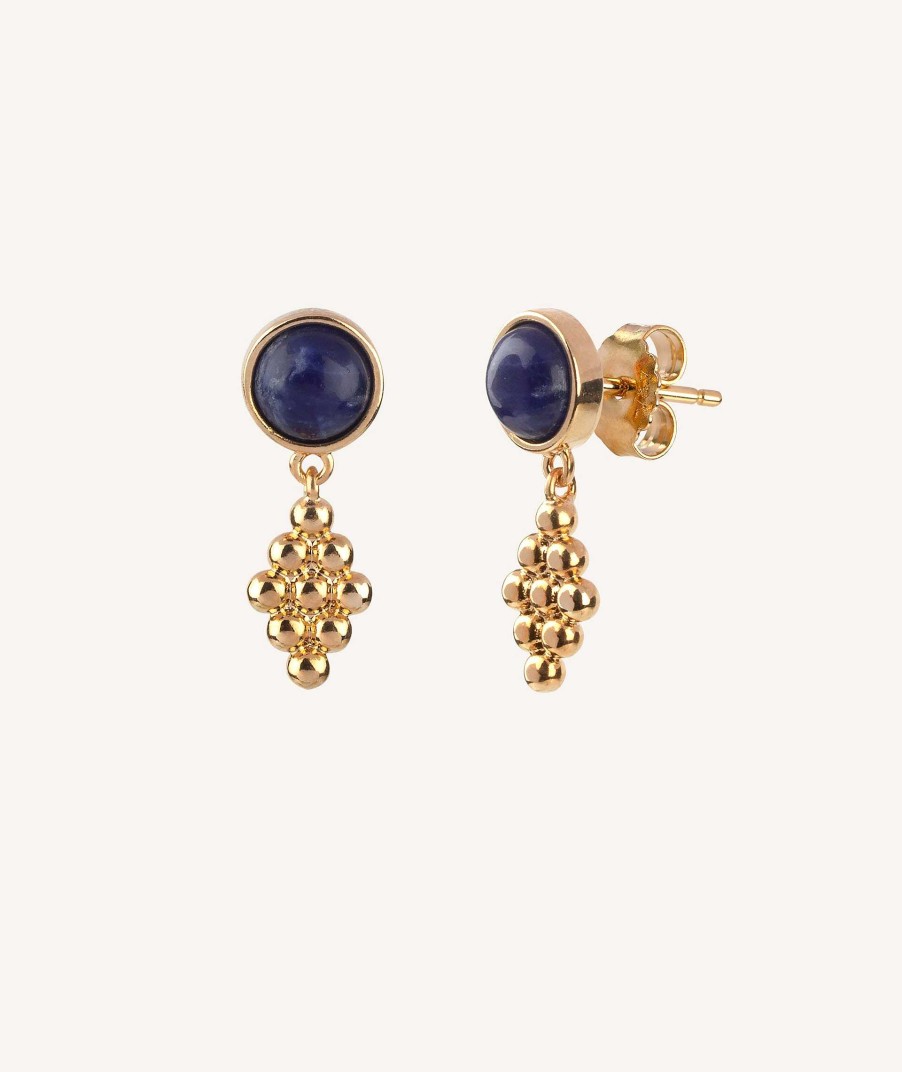 Pendientes Vidal & Vidal | Pendientes Largos Sodalite Racimo