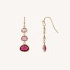 Pendientes Vidal & Vidal | Pendientes Cristal Rosas