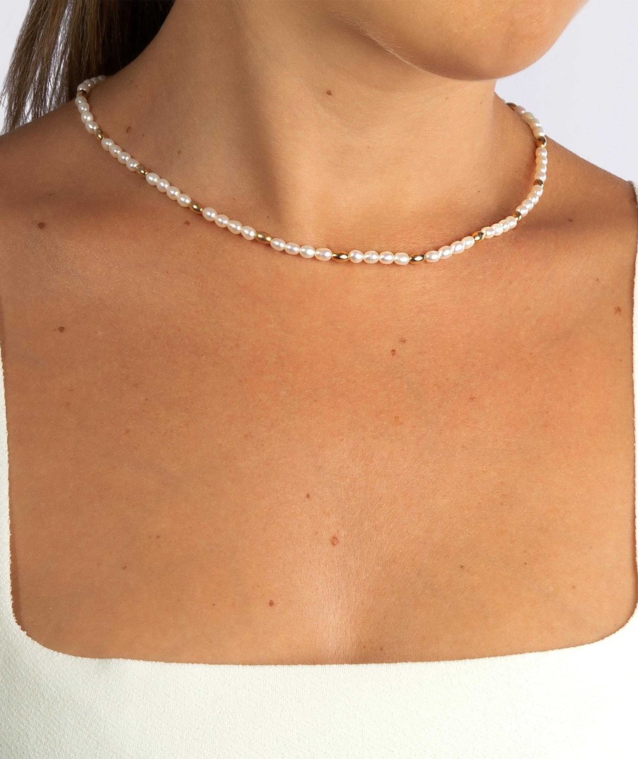 Collares Vidal & Vidal | Collar Aro Perlas