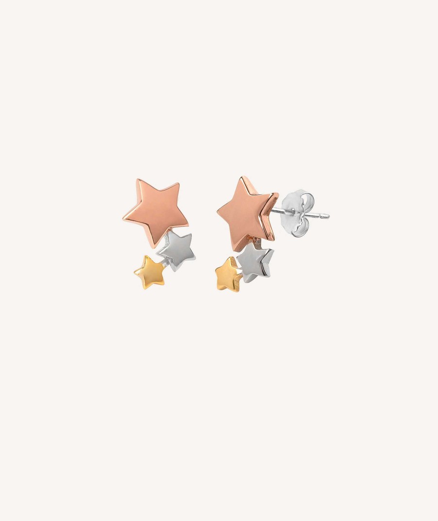 Pendientes Vidal & Vidal | Pendientes Estrellas Tricolor