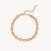 Pulseras Vidal & Vidal | Pulsera Chapado Oro 18 Kt Motivos Con Relieve