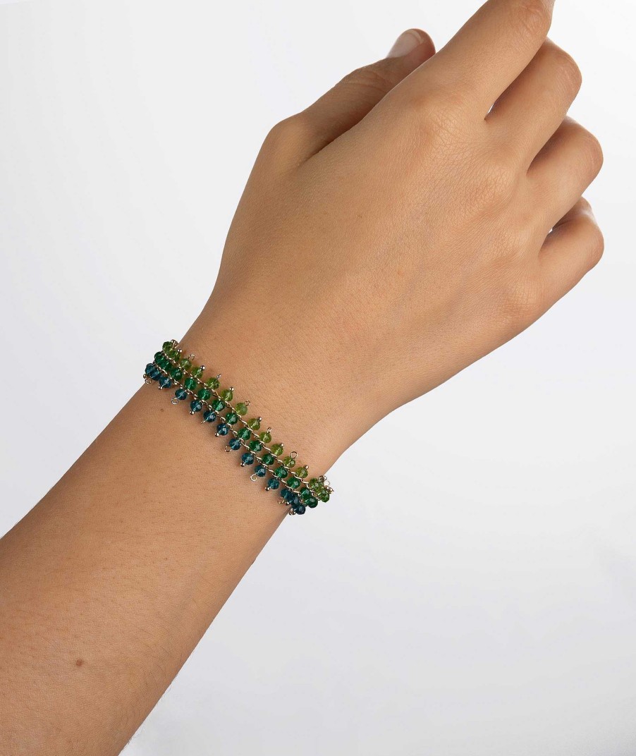 Pulseras Vidal & Vidal | Pulsera Cristal Verde