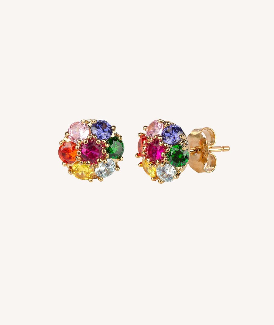 Pendientes Vidal & Vidal | Pendientes Flor Multicolor