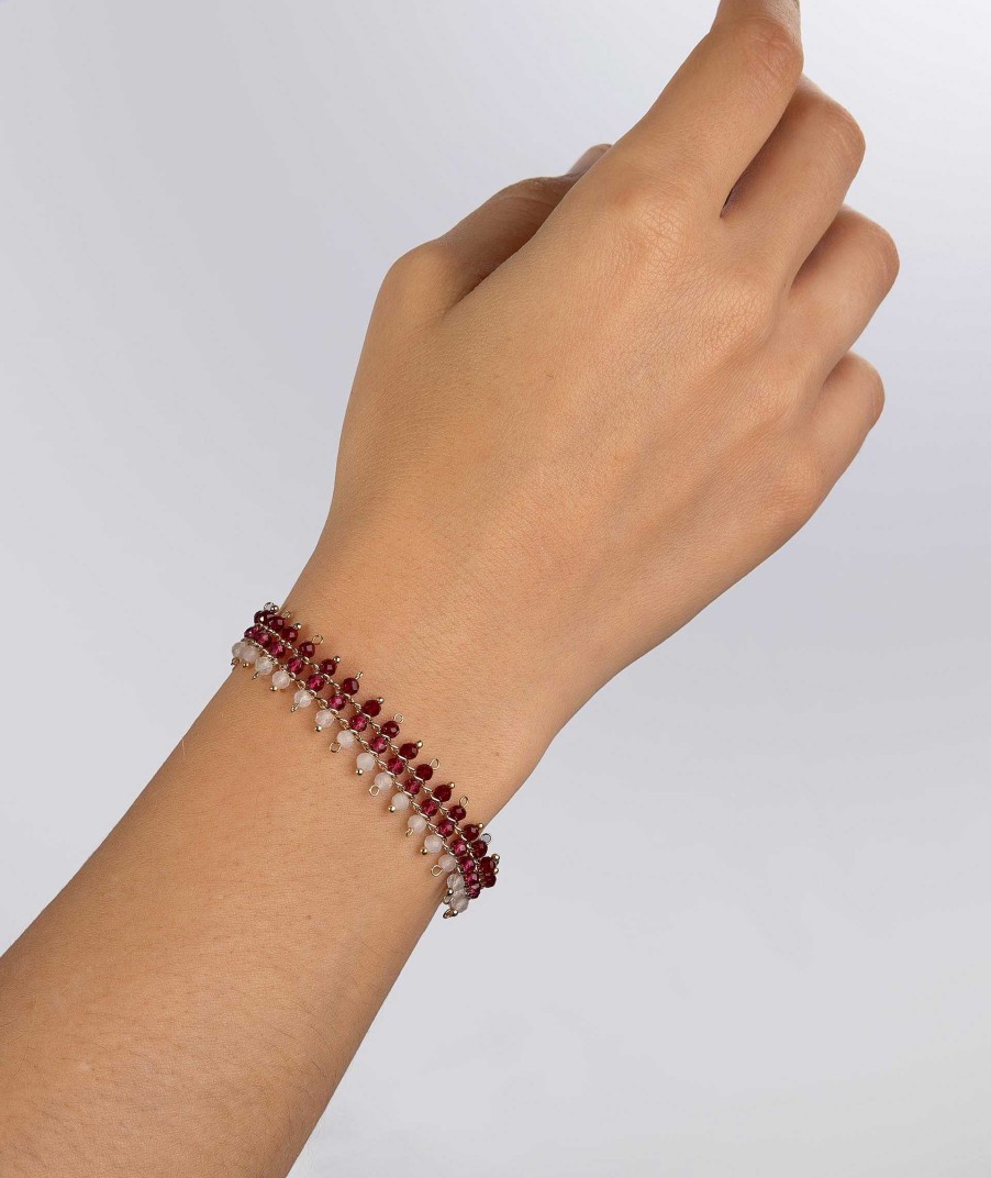 Pulseras Vidal & Vidal | Pulsera Cristal Rosa