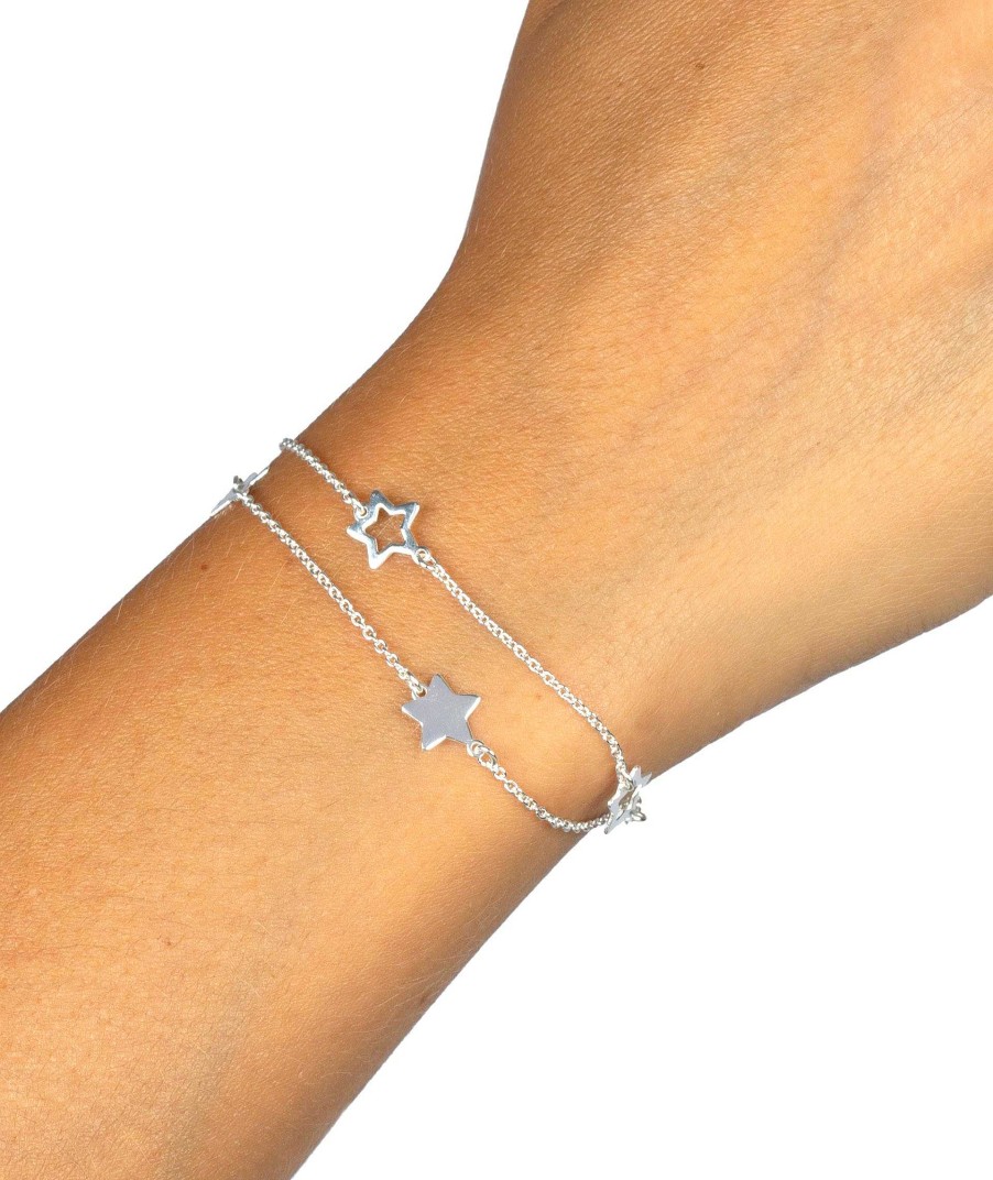 Pulseras Vidal & Vidal | Pulsera Dos Cadenas Estrellas