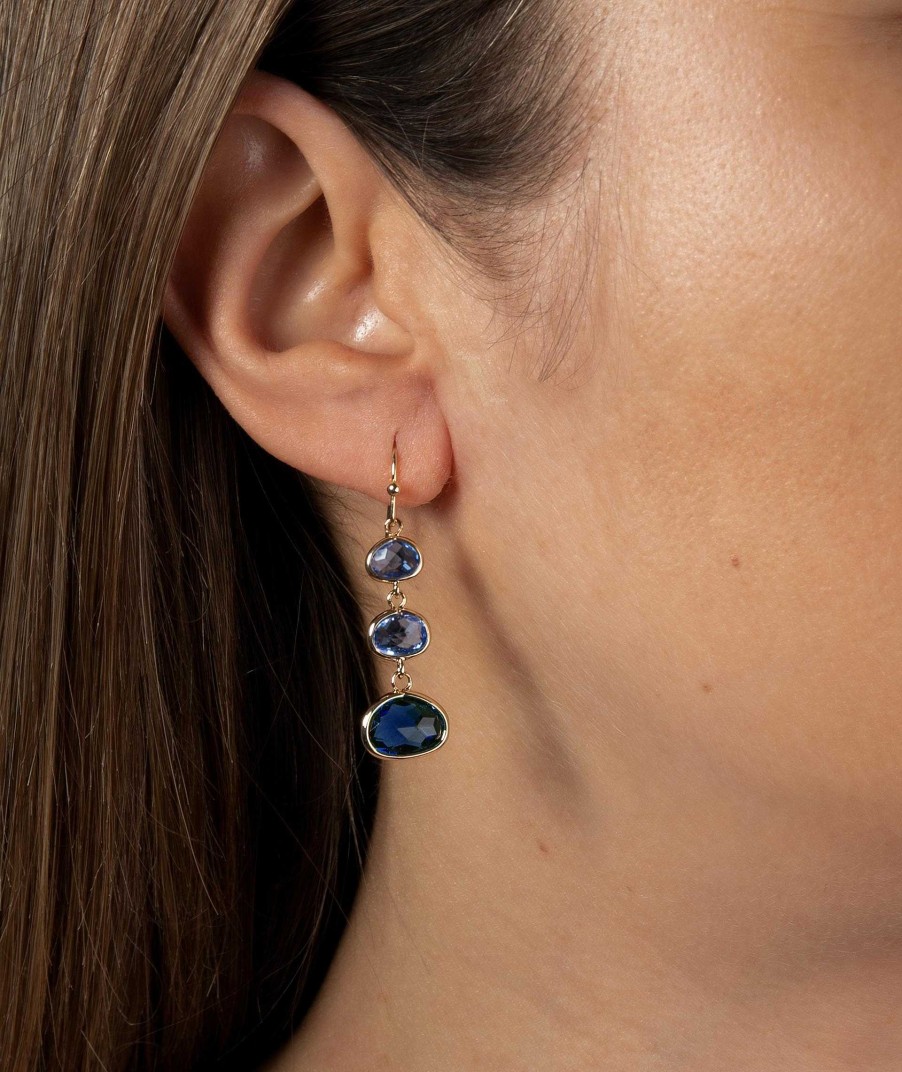 Pendientes Vidal & Vidal | Pendientes Cristal Azul