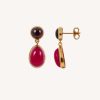 Pendientes Vidal & Vidal | Pendientes Piedras Rosa