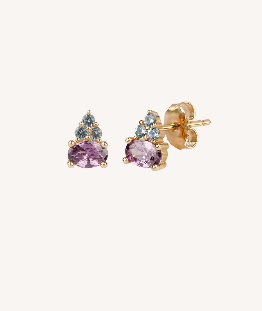 Pendientes Vidal & Vidal | Pendientes Circonitas Violetas