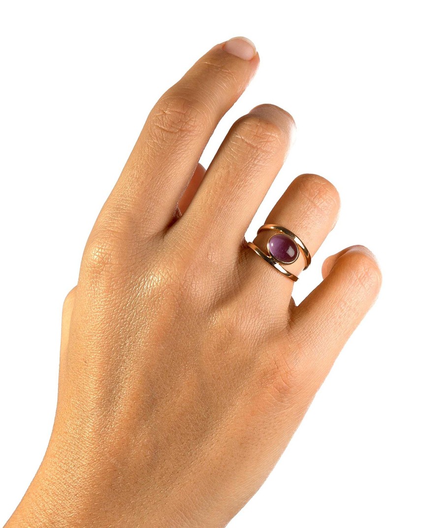 Anillos Vidal & Vidal | Anillo Con Piedra Morado