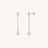 Pendientes Vidal & Vidal | Pendientes Drop Chapado Largo Gota