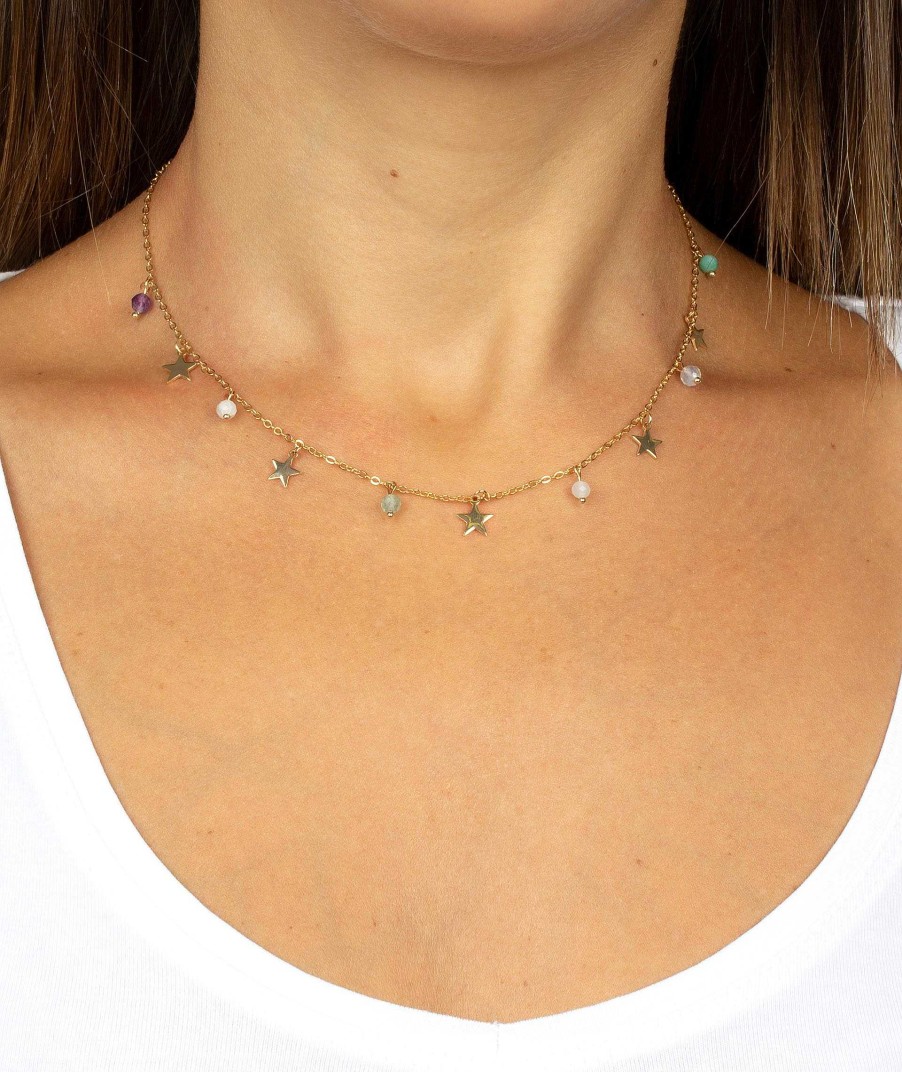 Collares Vidal & Vidal | Collar Estrellas Y Piedras Multicolor