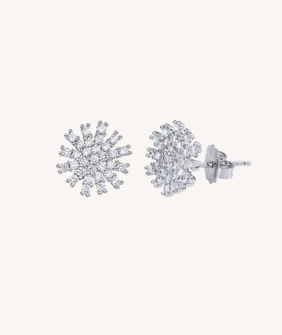 Pendientes Vidal & Vidal | Pendientes Flor Circonitas