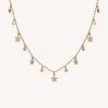 Collares Vidal & Vidal | Collar Estrellas Lisas Circonitas