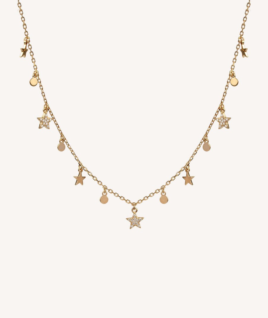 Collares Vidal & Vidal | Collar Estrellas Lisas Circonitas