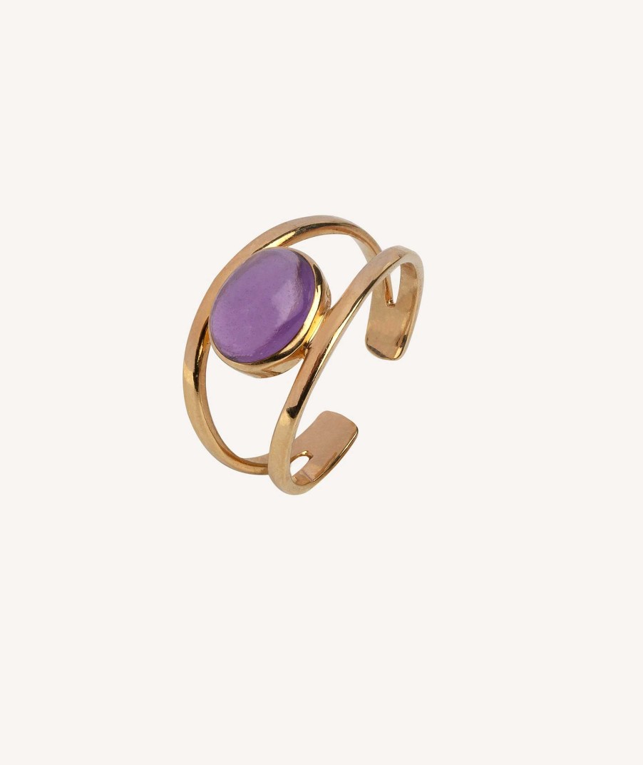 Anillos Vidal & Vidal | Anillo Con Piedra Morado