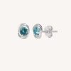 Pendientes Vidal & Vidal | Pendientes Plata Circonita Blue