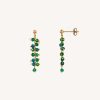 Pendientes Vidal & Vidal | Pendientes Largos Verdes