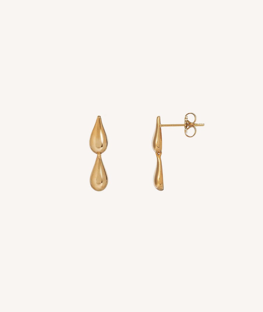 Pendientes Vidal & Vidal | Pendientes Drop Doble Gota