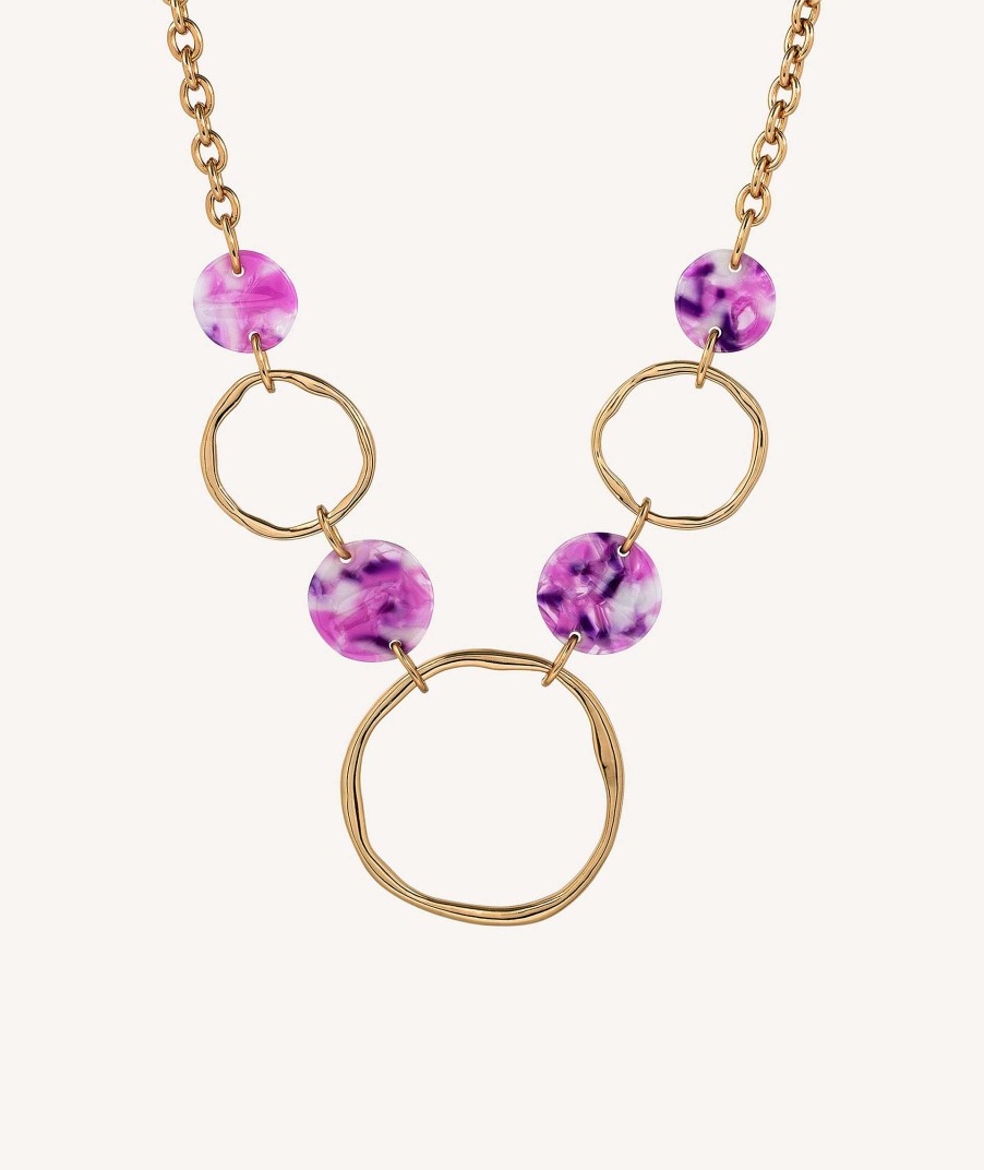 Collares Vidal & Vidal | Collar Acetato Rosa