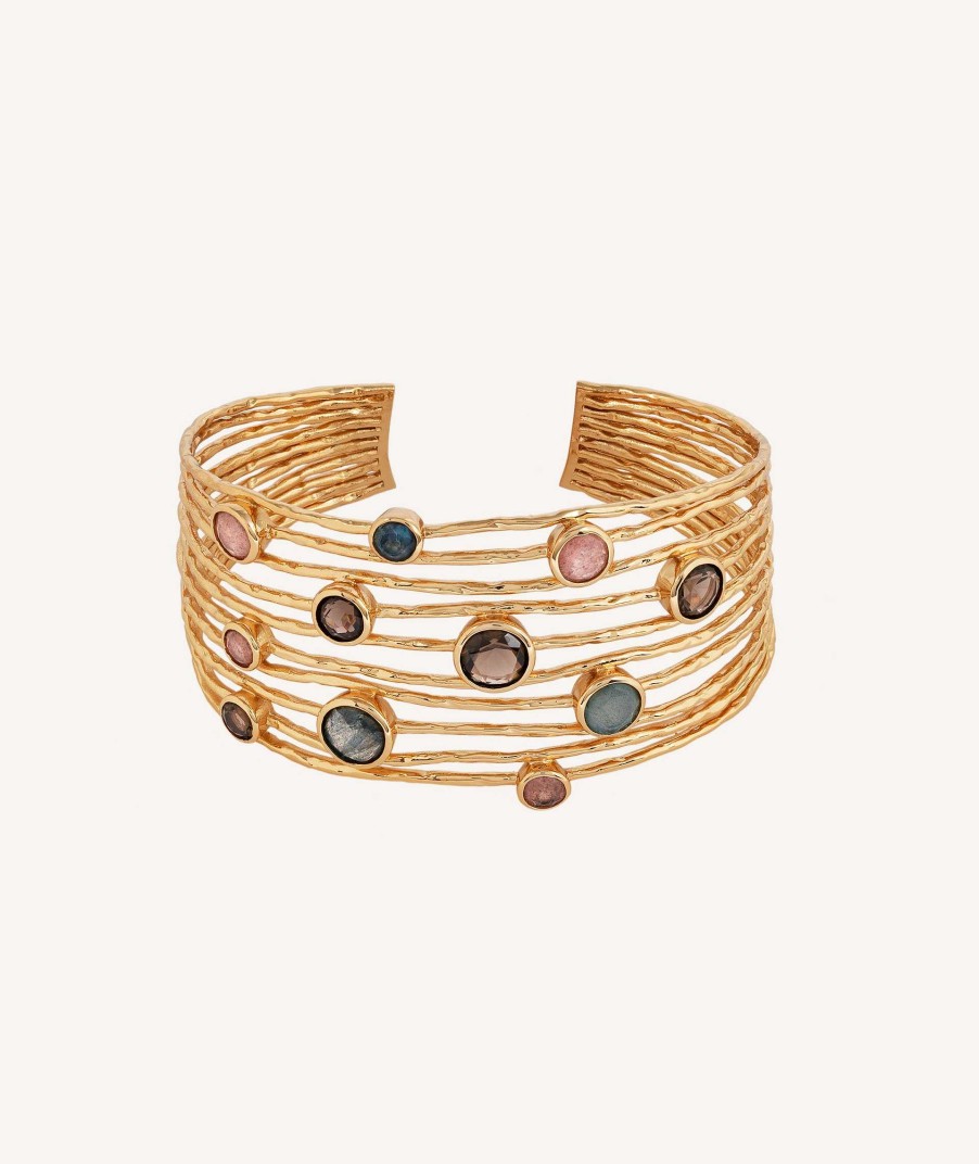 Pulseras Vidal & Vidal | Pulsera Tanit R Gida Ajustable Con Piedras Naturales