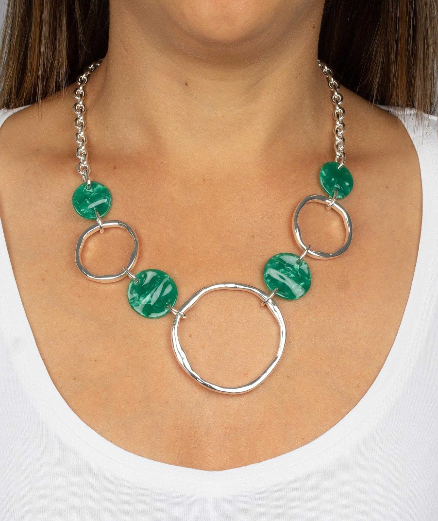 Collares Vidal & Vidal | Collar Eslabones Carey Verde